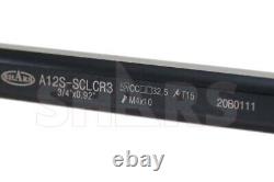 4Pcs SCLCR 3/8 1/2 5/8 3/4 Coolant Through Indexable Boring Bar Set CCMT #