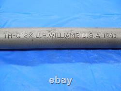 J. H. Williams Th-012x 1 5/16 Shank Dia Indexable Boring Bar 1.3125 Dual End 20