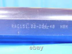 Barre d'alésage indexable Sandvik 1 1/2 Dia Rag151.22-d24-40 en acier avec passage de liquide de refroidissement 1,5