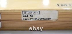 MICRO 100, #40-7150, Ensemble de porte-outil indexable et barre d'alésage 4 pièces XS076